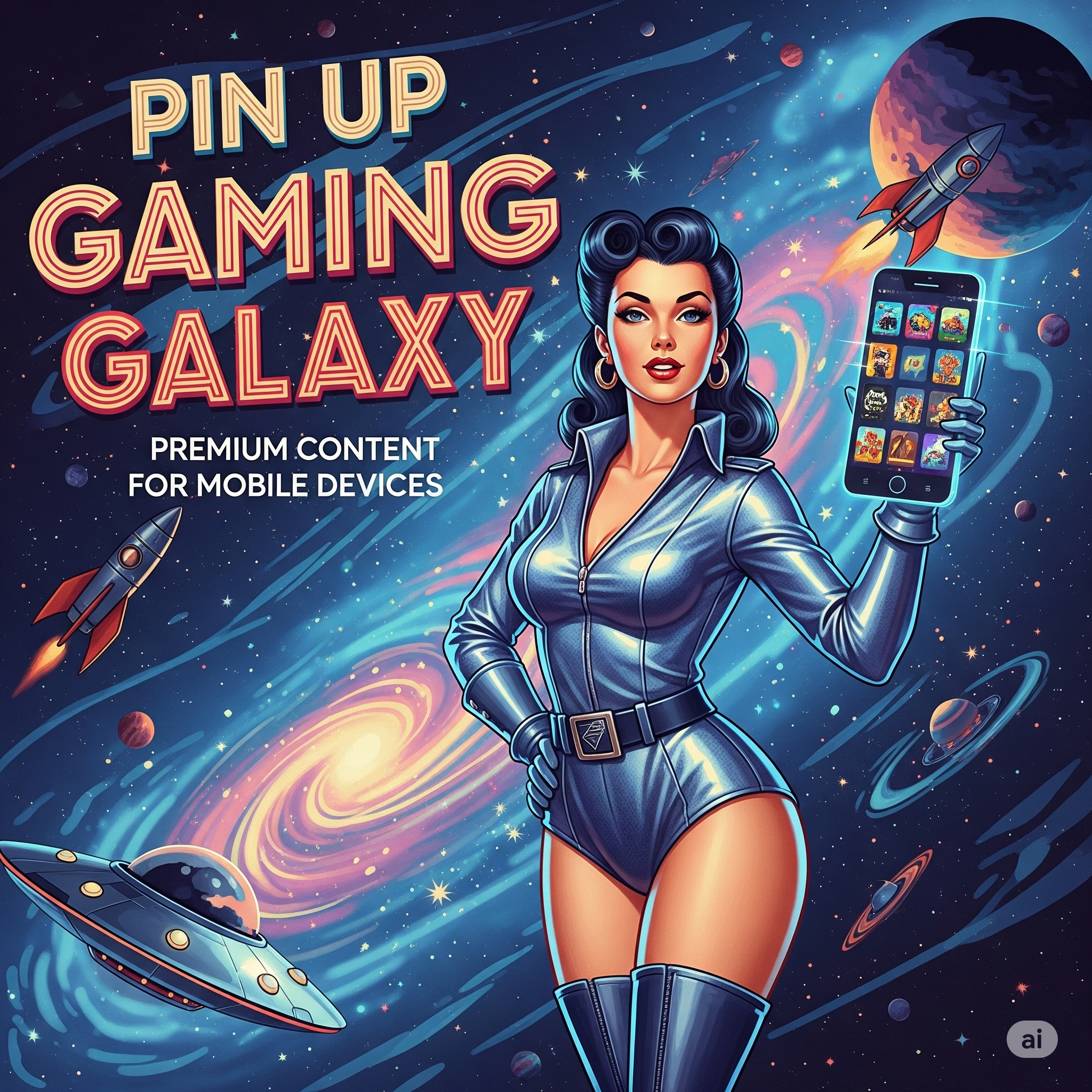 Игровая галактика Pin Up - премиум контент для мобильных устройств