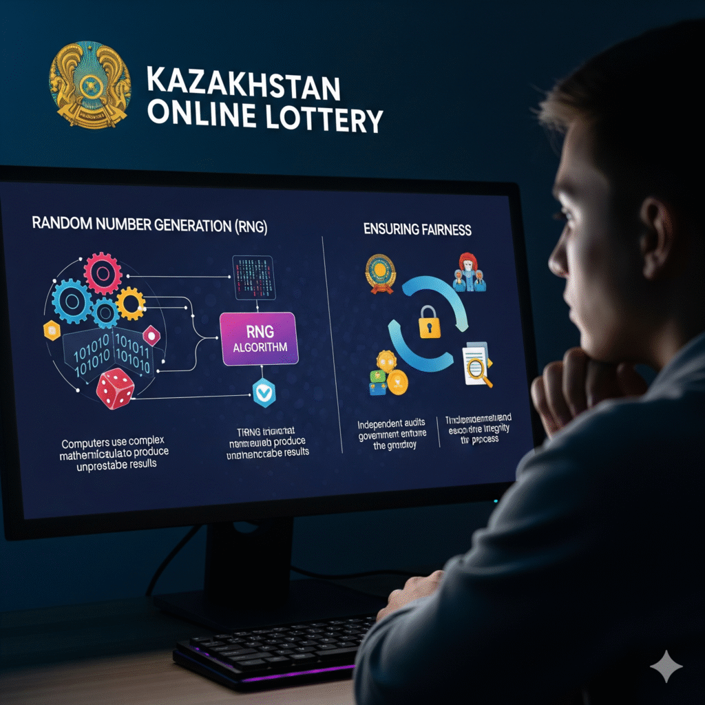 Схема работы онлайн-лотерей в Казахстане