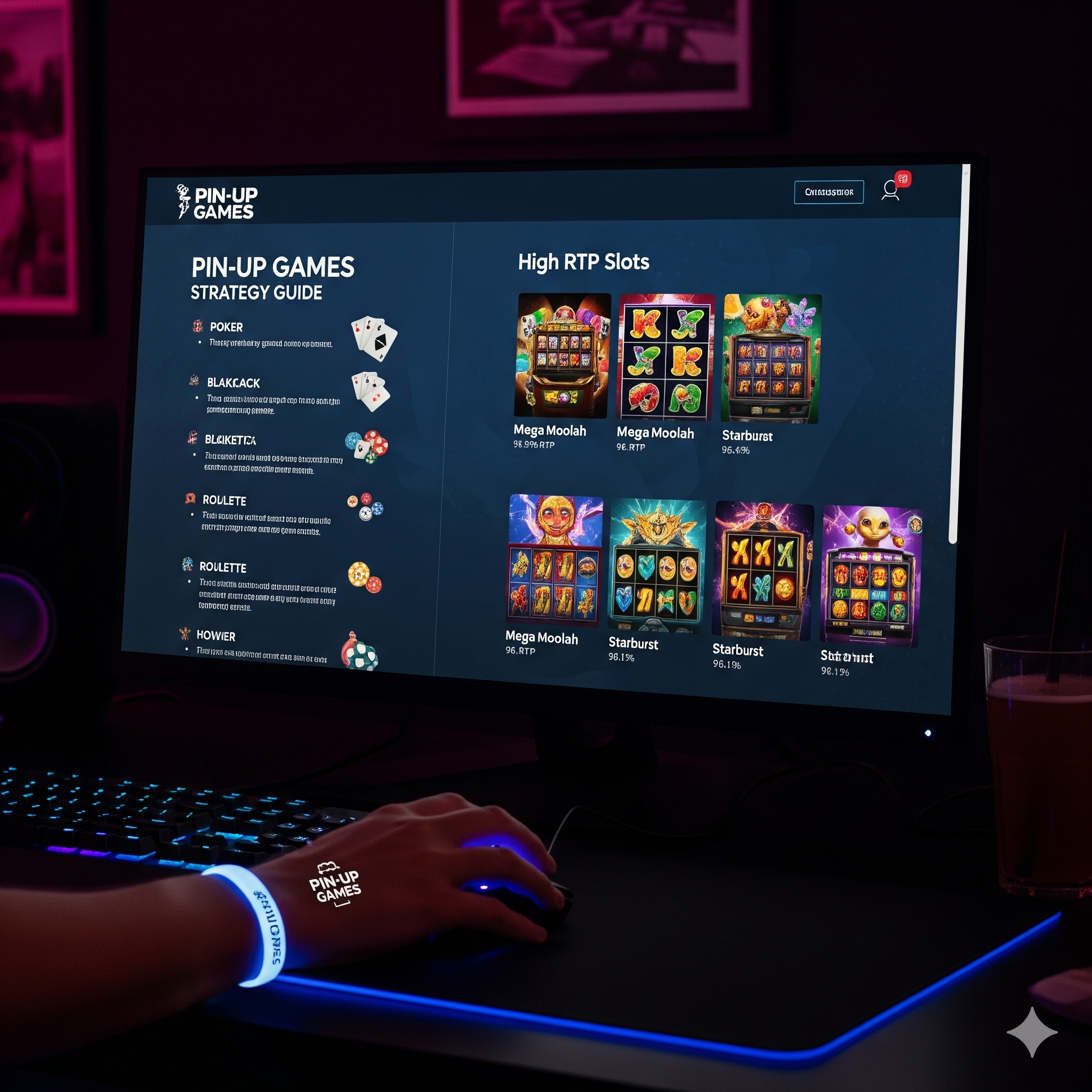 Стратегии игры и высокие RTP слоты Pin-Up Games