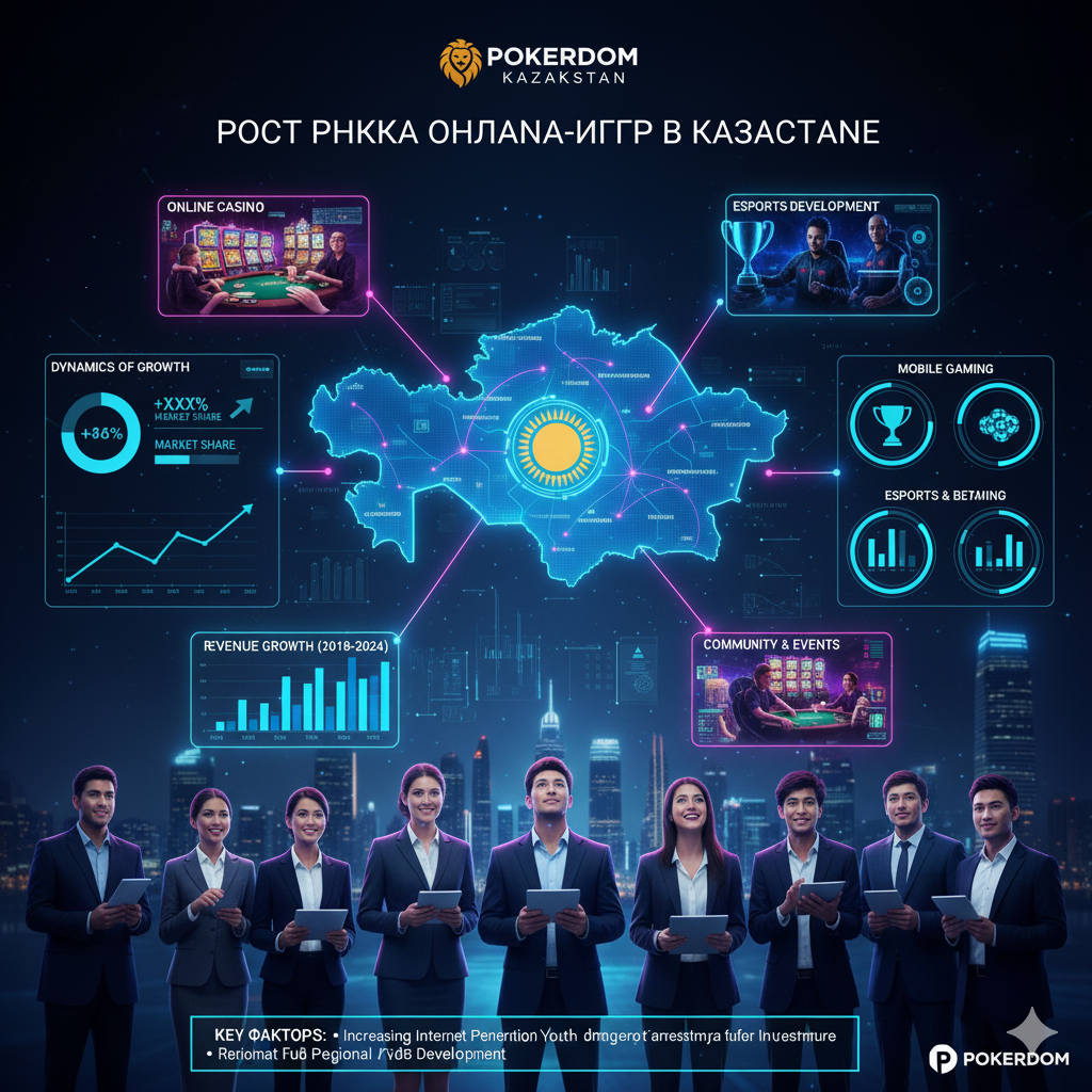 Рост рынка онлайн-игр в Казахстане